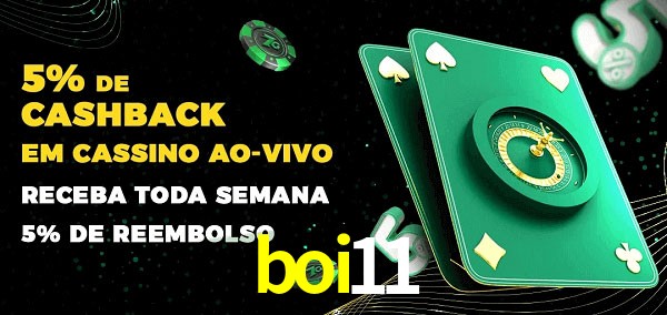 Promoções do cassino ao Vivo boi11